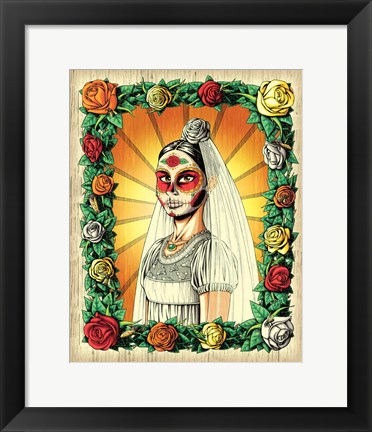 Framed Muerta Bride Print