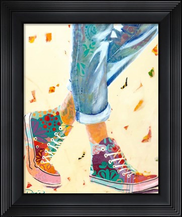 Framed High Tops Print