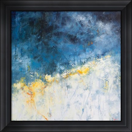 Framed Yellow Bloom Print