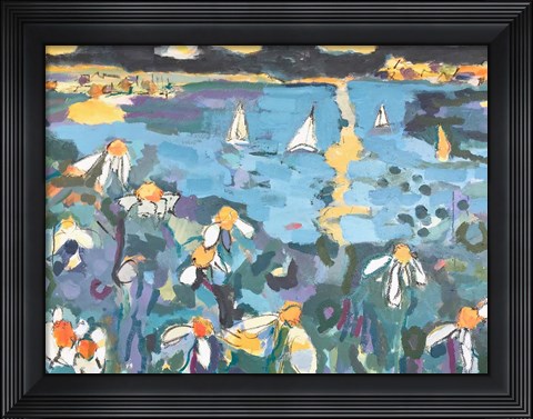 Framed Yachting Print