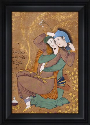 Framed Lovers Print