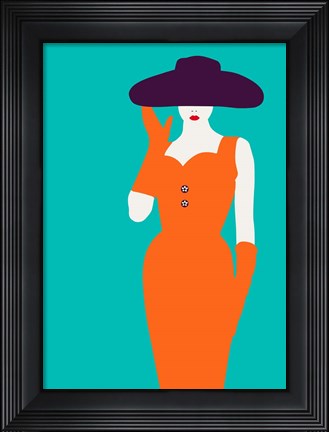 Framed Lady No. 12 Print