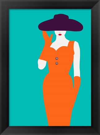 Framed Lady No. 12 Print