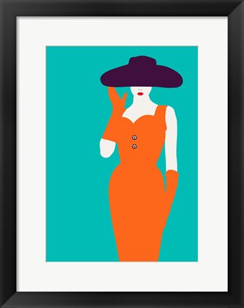 Framed Lady No. 12 Print