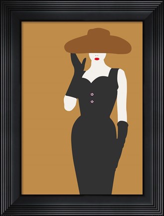 Framed Lady No. 16 Print
