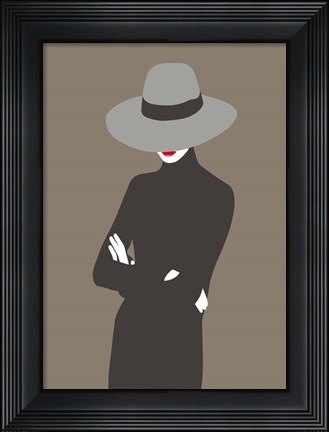 Framed Lady No. 4 Print