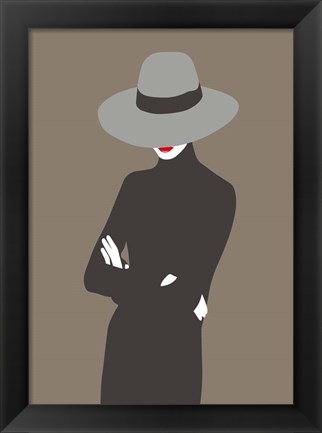 Framed Lady No. 4 Print