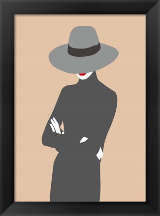 Framed Lady No. 5 Print