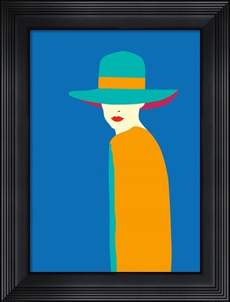 Framed Lady No. 7 Print