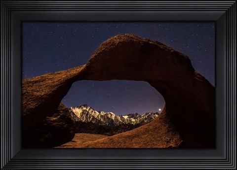 Framed Venus Through Mobius Arch Print