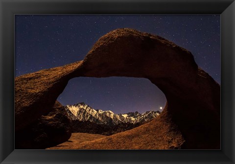 Framed Venus Through Mobius Arch Print