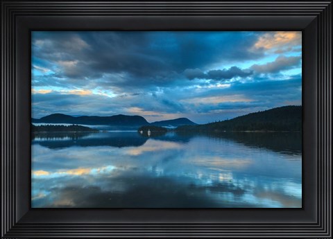 Framed Waiatt Bay Evening Print