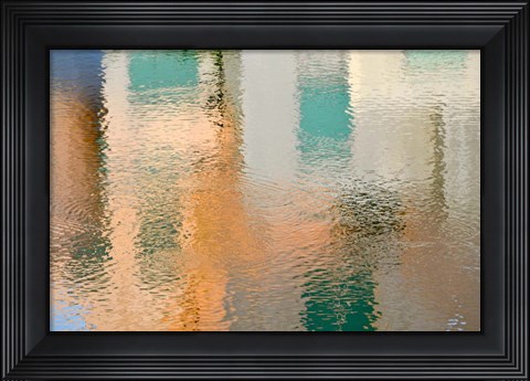 Framed Reflection on the Iowa River No. 2 Print