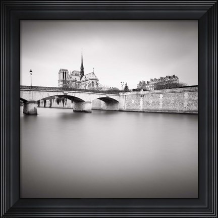 Framed Notre Dame I Print
