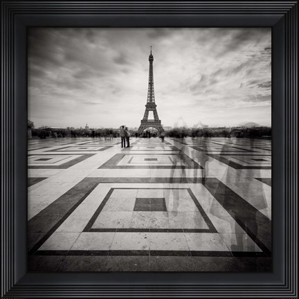 Framed Tourists Print
