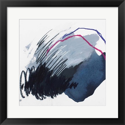 Framed Dynamic and Linear No. 1 Print