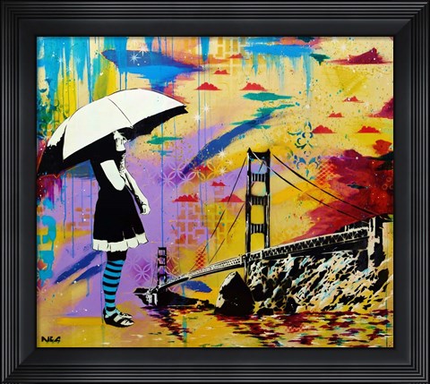 Framed Shelter at Bay Print