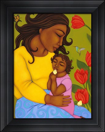 Framed Mother and Child Print