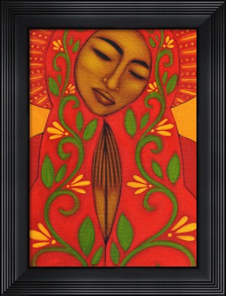 Framed Red Madonna Print