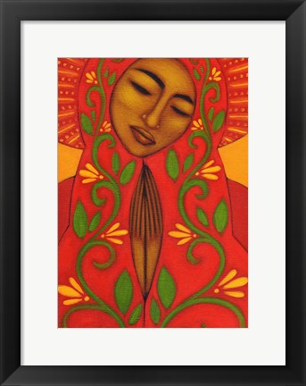 Framed Red Madonna Print