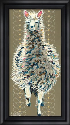 Framed Drama Llama Print