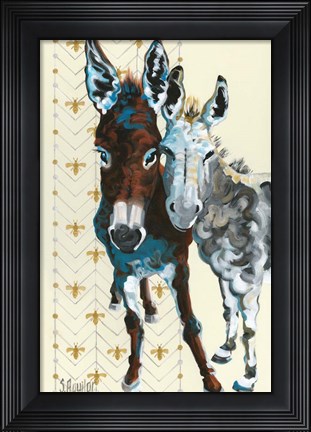 Framed Lean In Print