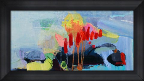 Framed Fluttering My Way Through 3 Print