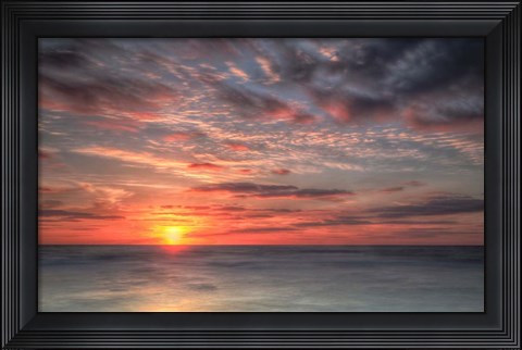 Framed Atlantic Sunrise No. 9 Print