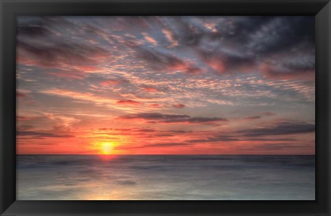 Framed Atlantic Sunrise No. 9 Print