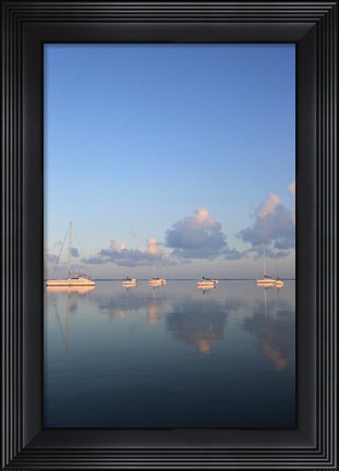 Framed Sunrise Sails Print
