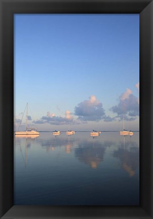 Framed Sunrise Sails Print