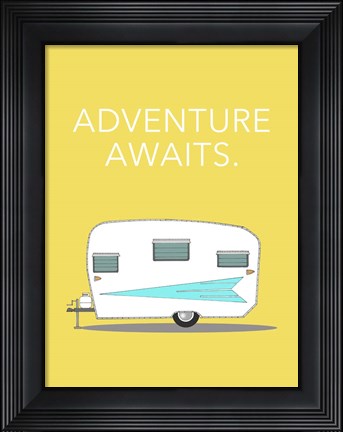 Framed Adventure Awaits Print