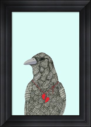 Framed Broken Heart Print