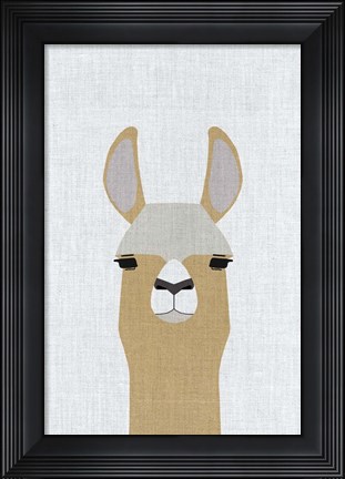 Framed Llama Print