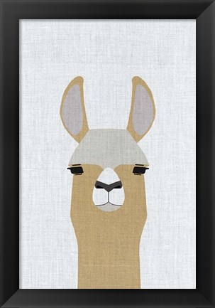 Framed Llama Print