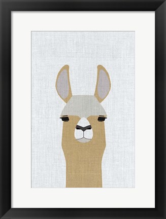 Framed Llama Print