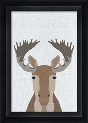 Framed Moose Print