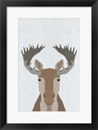 Framed Moose Print