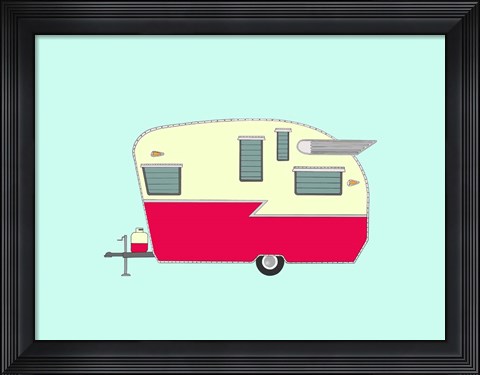 Framed Shasta Airflyte Print