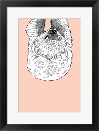 Framed Sloth Print