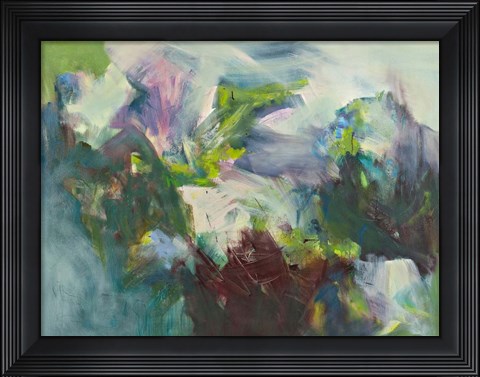 Framed En Verde Print