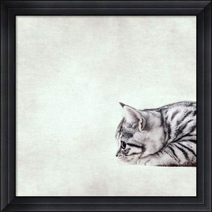 Framed In the Waiting Line Print