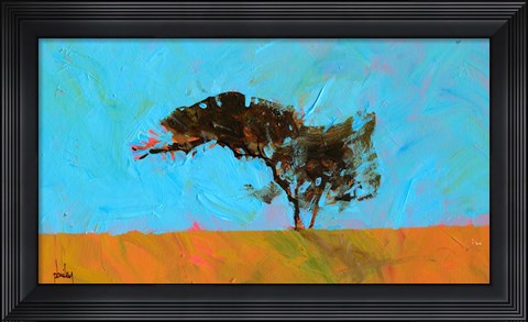 Framed Desert Tree Print