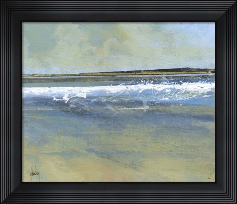 Framed Estuary Wave Print