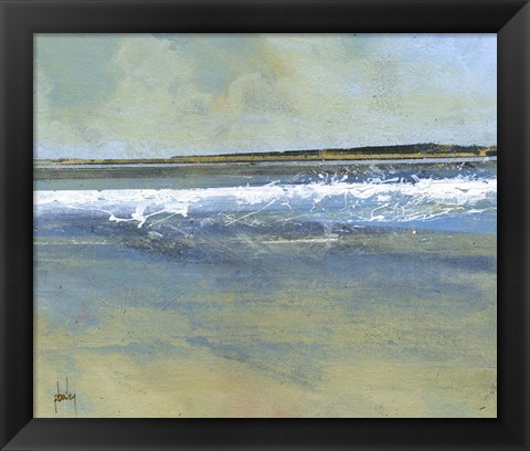 Framed Estuary Wave Print