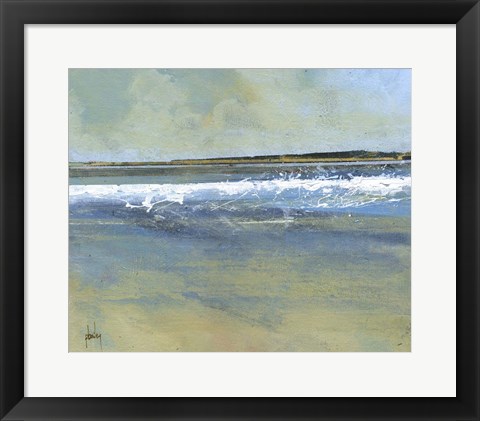 Framed Estuary Wave Print