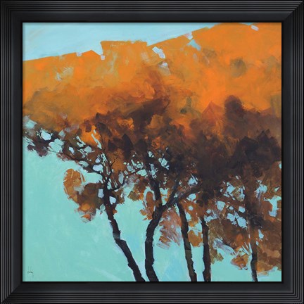 Framed Five Trees Print