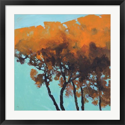 Framed Five Trees Print