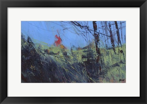 Framed Hillside Clearing Print