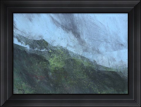Framed Mountain Rain Print